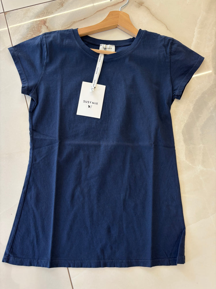 SUSY MIX - T SHIRT SLIM - BLU NOTTE