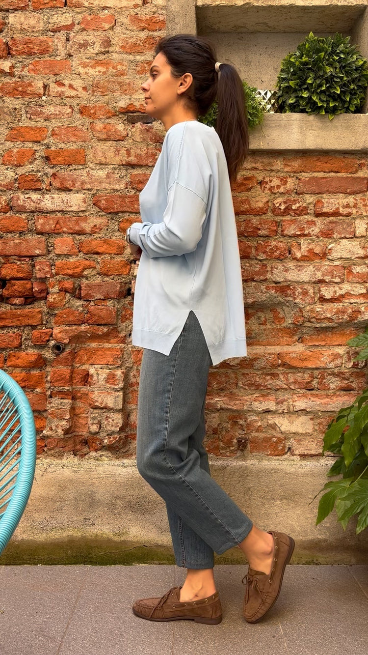 SUSY MIX - MAGLIA - CELESTE