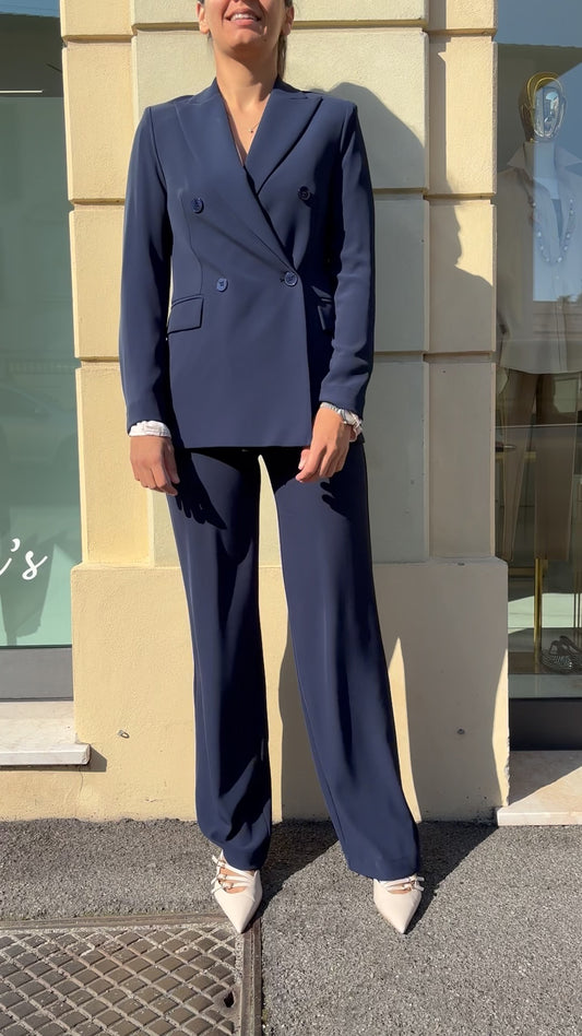ANGELA DAVIS - TAILLEUR COMPLETO - BLU