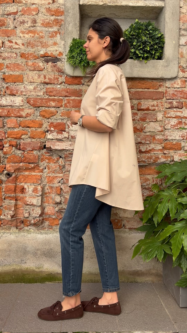 Carmen - Camicione / Abito - Beige