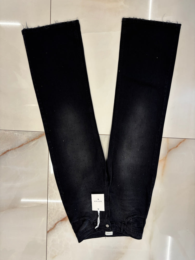 SUSY MIX - JEANS STRASS - NERO