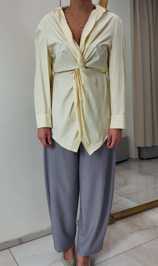 TENSIONE IN - CAMICIA NODO - GIALLA