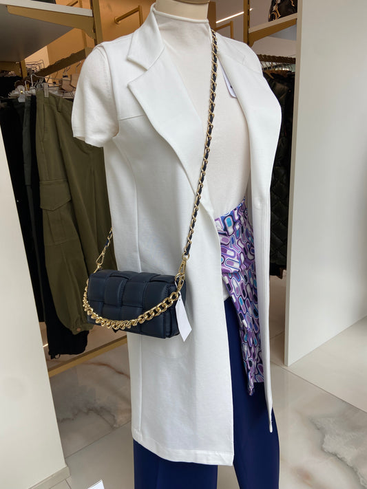 DANIEL &  MAYER - GILET LUNGO - BIANCO
