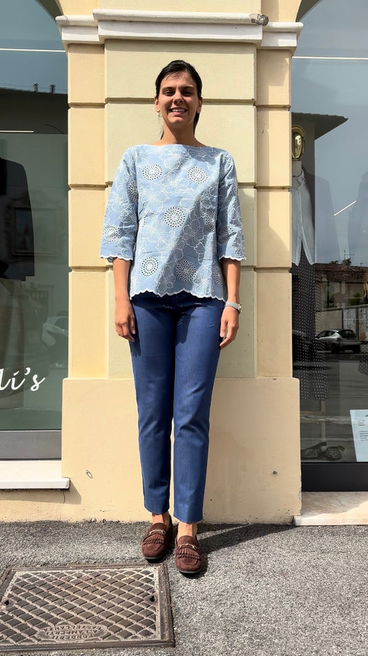 DANIEL & MAYER - CAMICIA - FERRARA  - AZZURRA