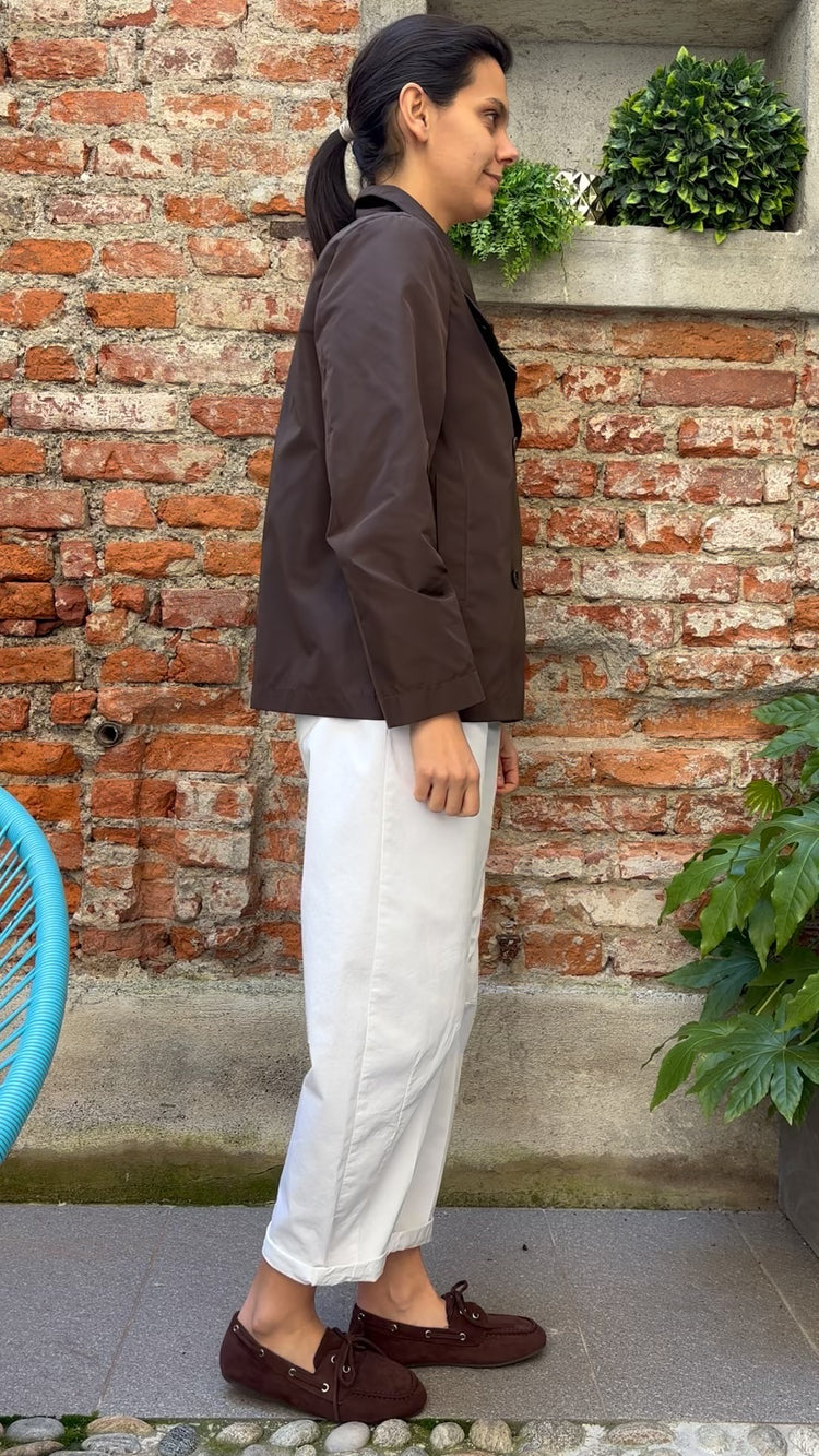 Margaret - Pantalone Ovetto - Bianco