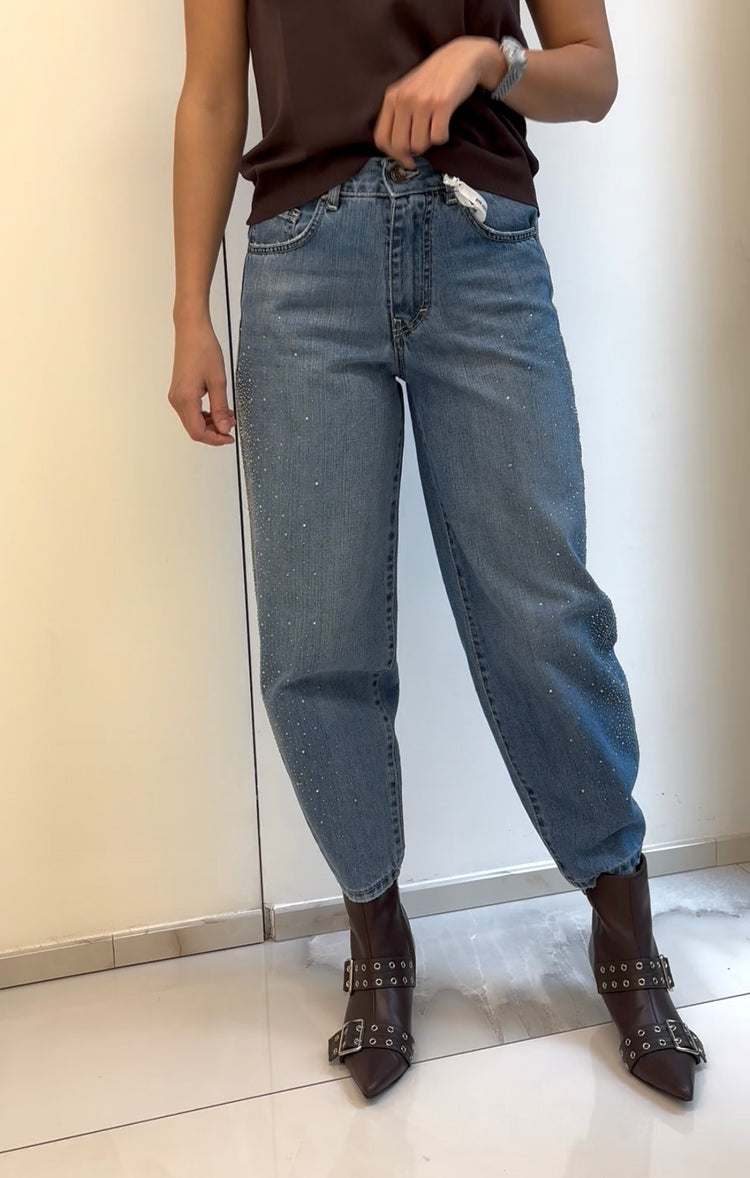 SUSY MIX - JEANS STRASS - DENIM CHIARO