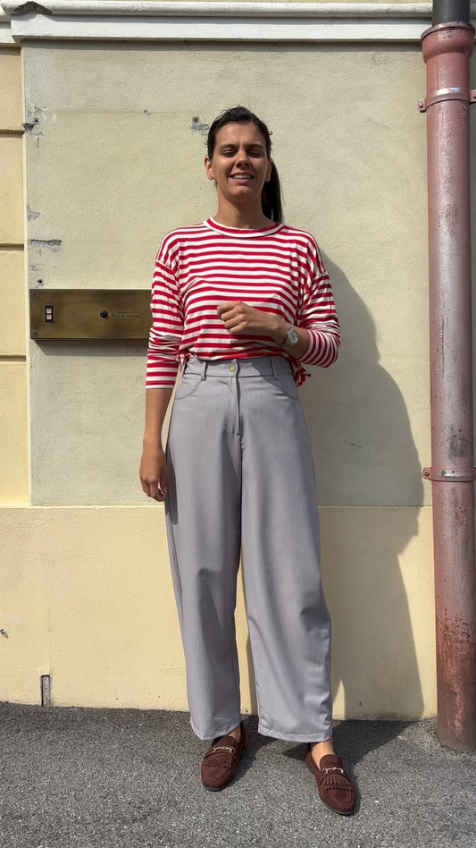 TENSIONE IN - PANTALONE BALI - GRIGIO