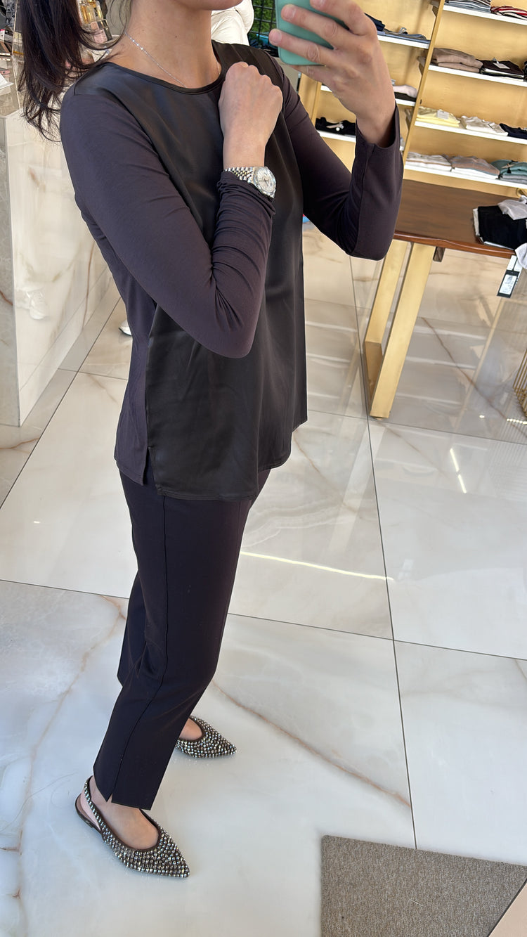 DANIEL & MAYER - PANTALONE BASICO cod. CAMERON ESTIVO - Testa di moro