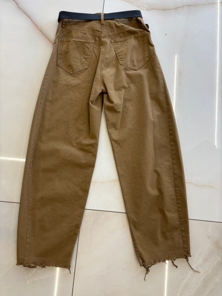 SOUVENIR - PANTALONE OVETTO CON CINTURA - LIQUIRIZIA