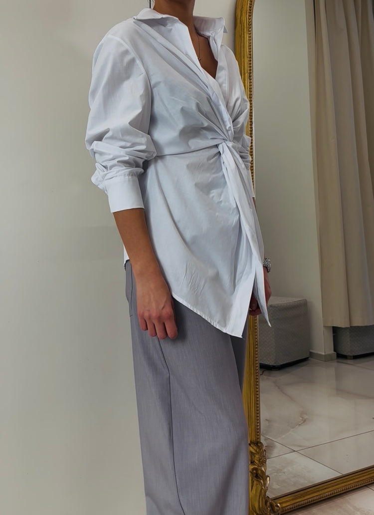 TENSIONE IN - CAMICIA NODO - BIANCA