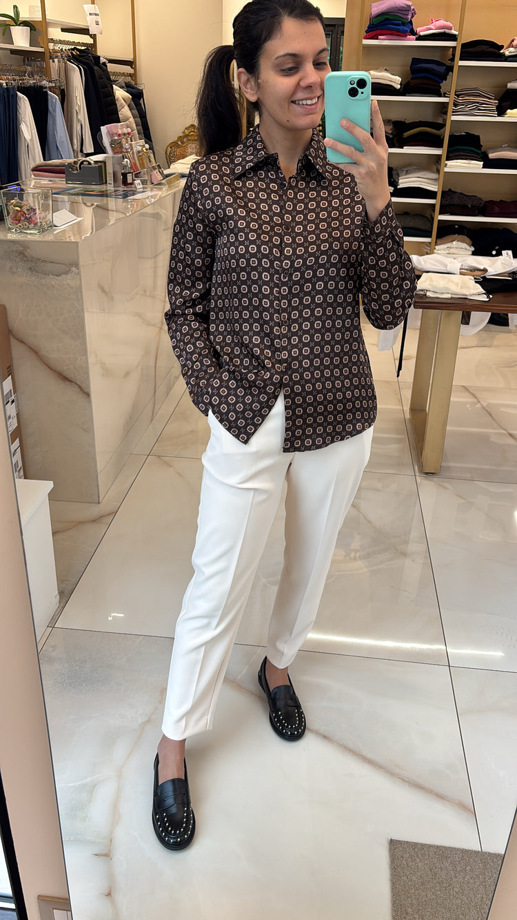 SUSY MIX - PANTALONE FLUIDO - BURRO