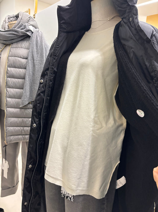 SUSY STAR - MAGLIONE BARCHETTA - CREMA