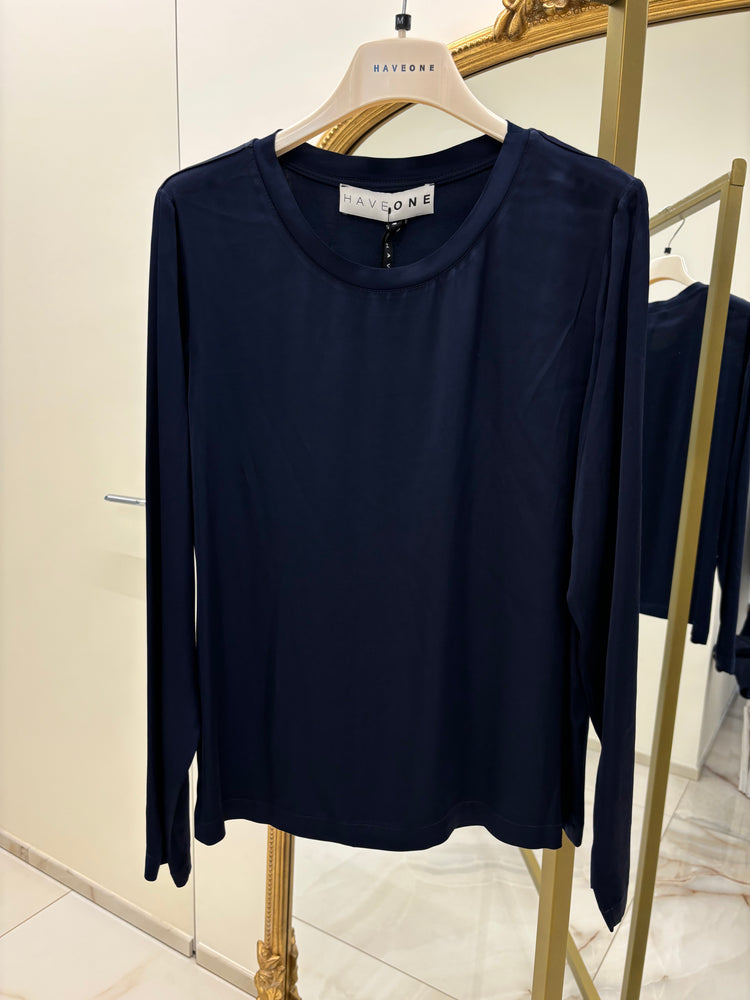 HAVEONE - BLUSA BASICA - BLU