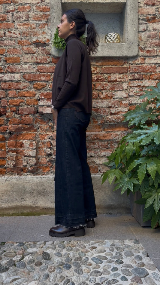 DANIEL E MAYER - JEANS PALAZZO - DENIM