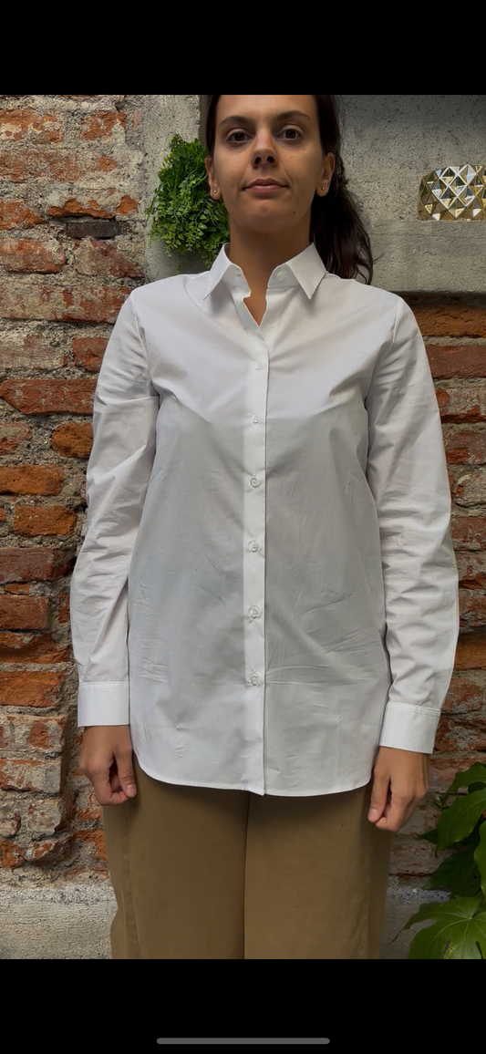 DANIEL & MAYER - CAMICIA IN COTONE BASICA - BIANCA