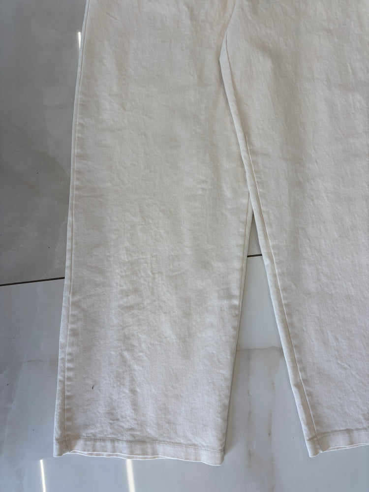 Susy mix - Pantalone con coulisse - panna