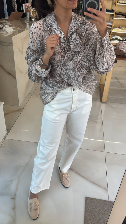 Susy mix - Camicia bandana - Moro