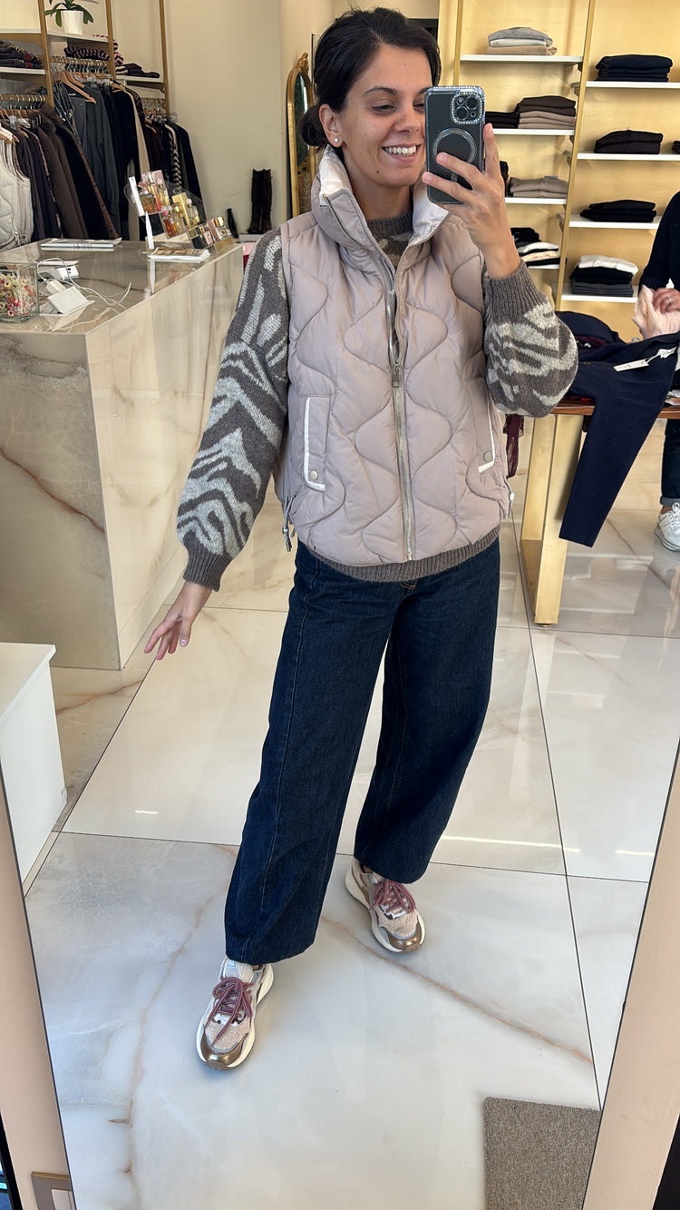 PIUMINO - SMANICATO - BEIGE