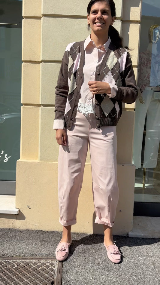 TENSIONE IN - CARDIGAN CON APPLICAZIONI