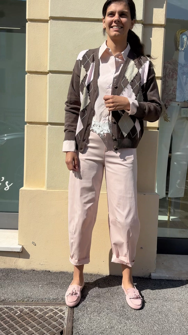 TENSIONE IN - CARDIGAN CON APPLICAZIONI