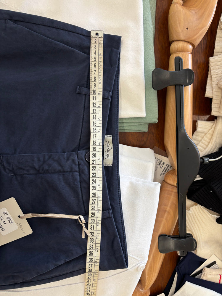 CARMEN - PANTALONE CLASSICO GAMBA DRITTA - BLU