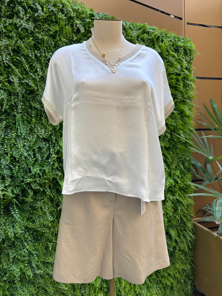 DANIEL E MAYER - MAGLIA SCOLLO A V - ORO
