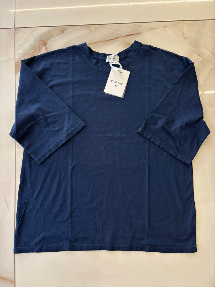 SUSY MIX - T SHIRT OVER - BLU NOTTE