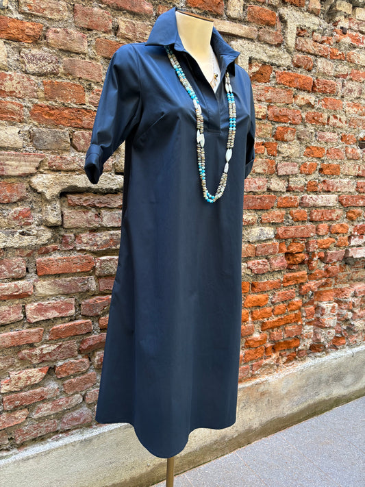 DANIEL E MAYER - ABITO CAMICIA - BLU NOTTE