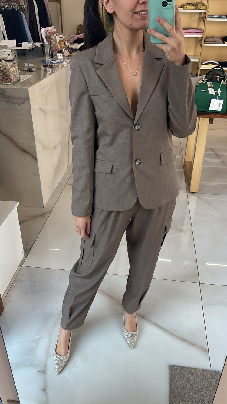 SUSY MIX - PANTALONE TASCONATO - FANGO