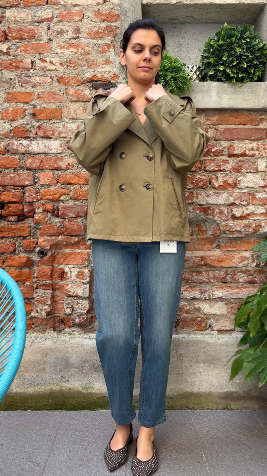 SUSY MIX - TRENCH CORTO - VERDE