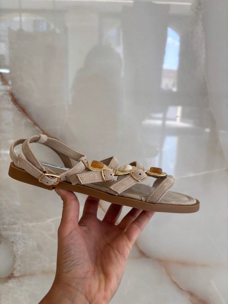 Sandalo perle - Beige