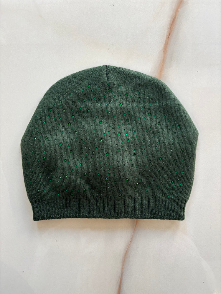 BERRETTA STRASS PIZZICATA - FLORA - VERDE SMERALDO