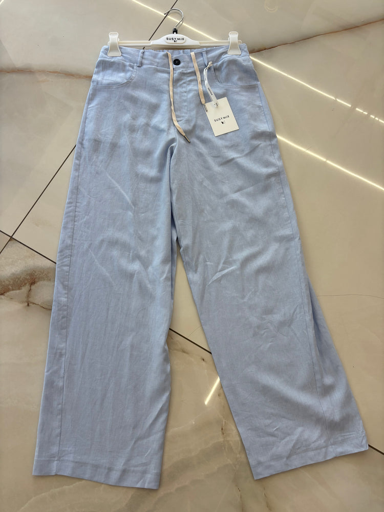 SUSY MIX - Pantalone Barrel  - CELESTE