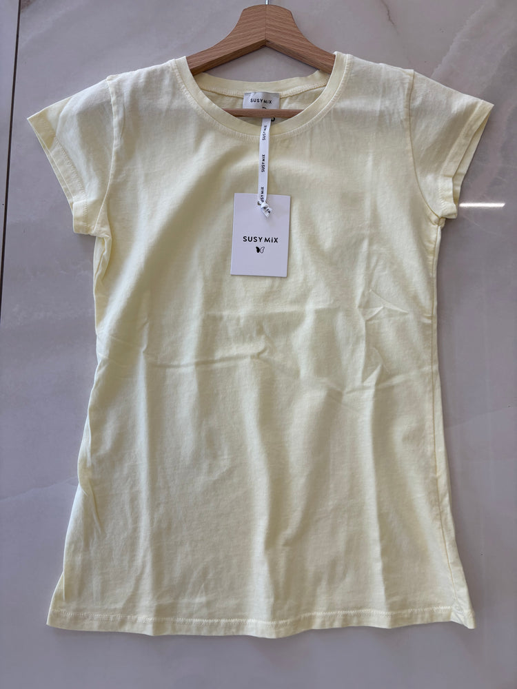 SUSY MIX - T SHIRT SLIM - GIALLA