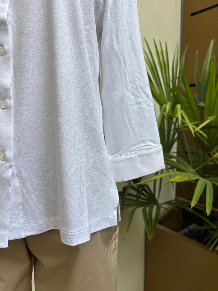 DANIEL E MAYER - CAMICIA IN MAGLIA - BIANCA