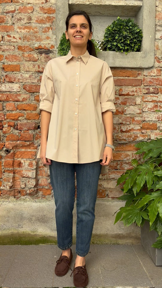 Carmen - Camicione / Abito - Beige