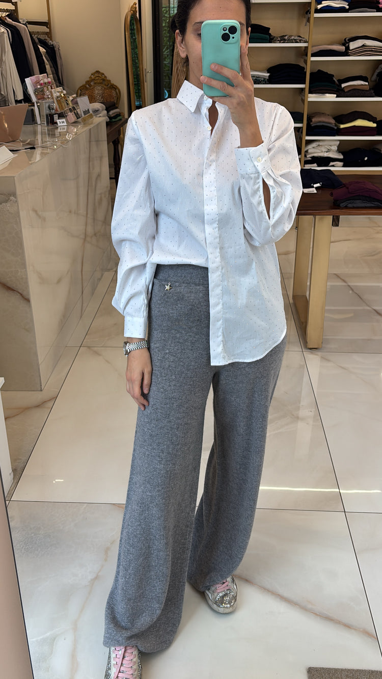 SOUVENIR - PANTALONE MORBIDO - GRIGIO