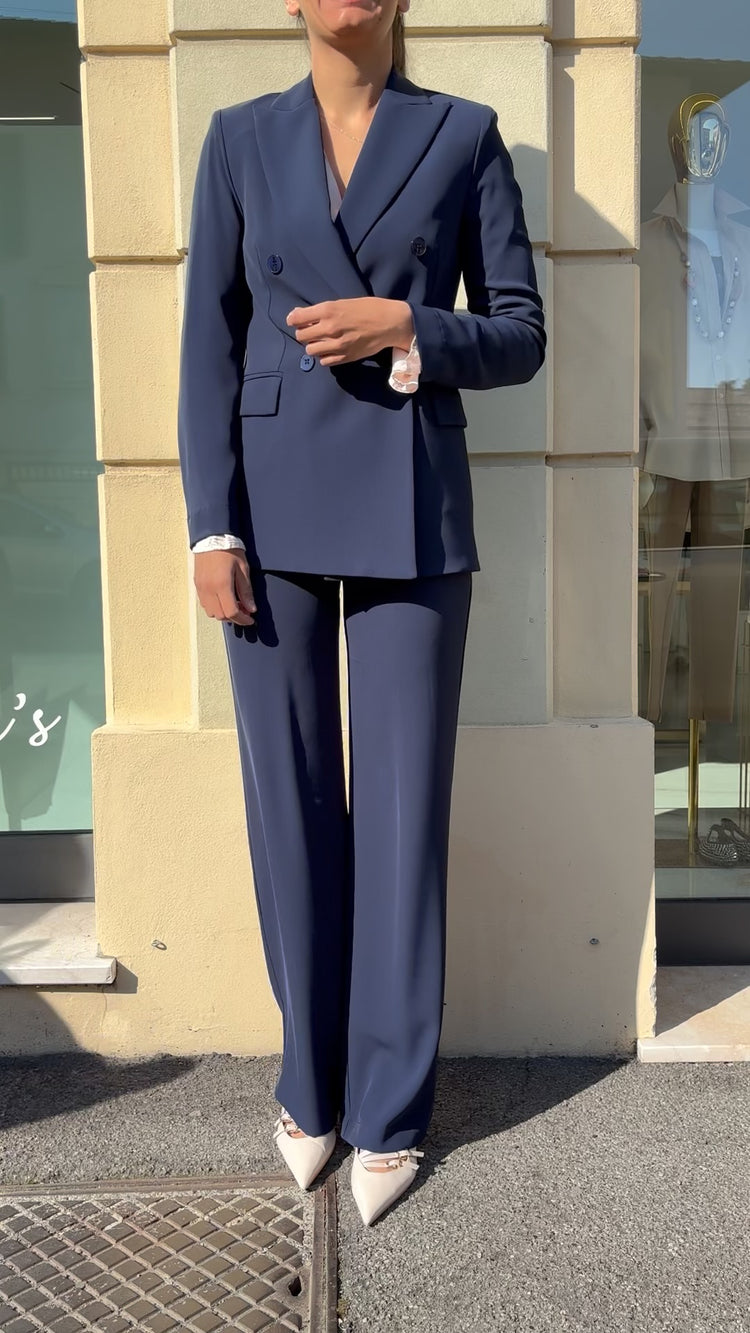 ANGELA DAVIS - TAILLEUR COMPLETO - BLU