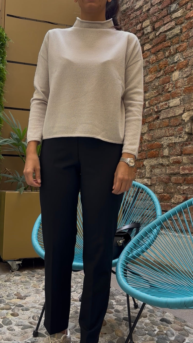 DANIEL & MAYER - PANTALONE BASICO cod. CAMERON INVERNALE - NERO