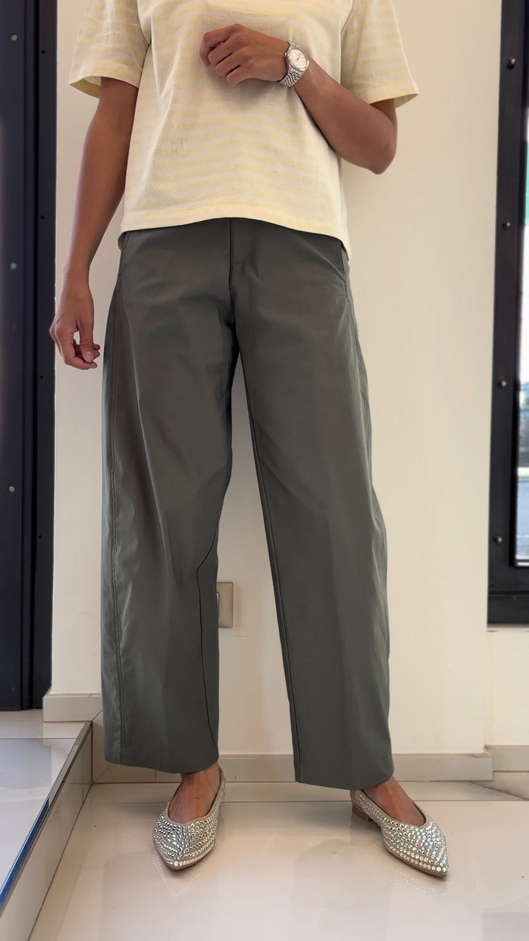 DANIEL & MAYER - PANTALONE OVETTO SUPER LEGGERO - VERDE