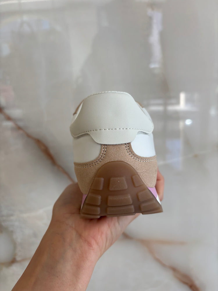 Sneakers - Primula - Beige e rosa