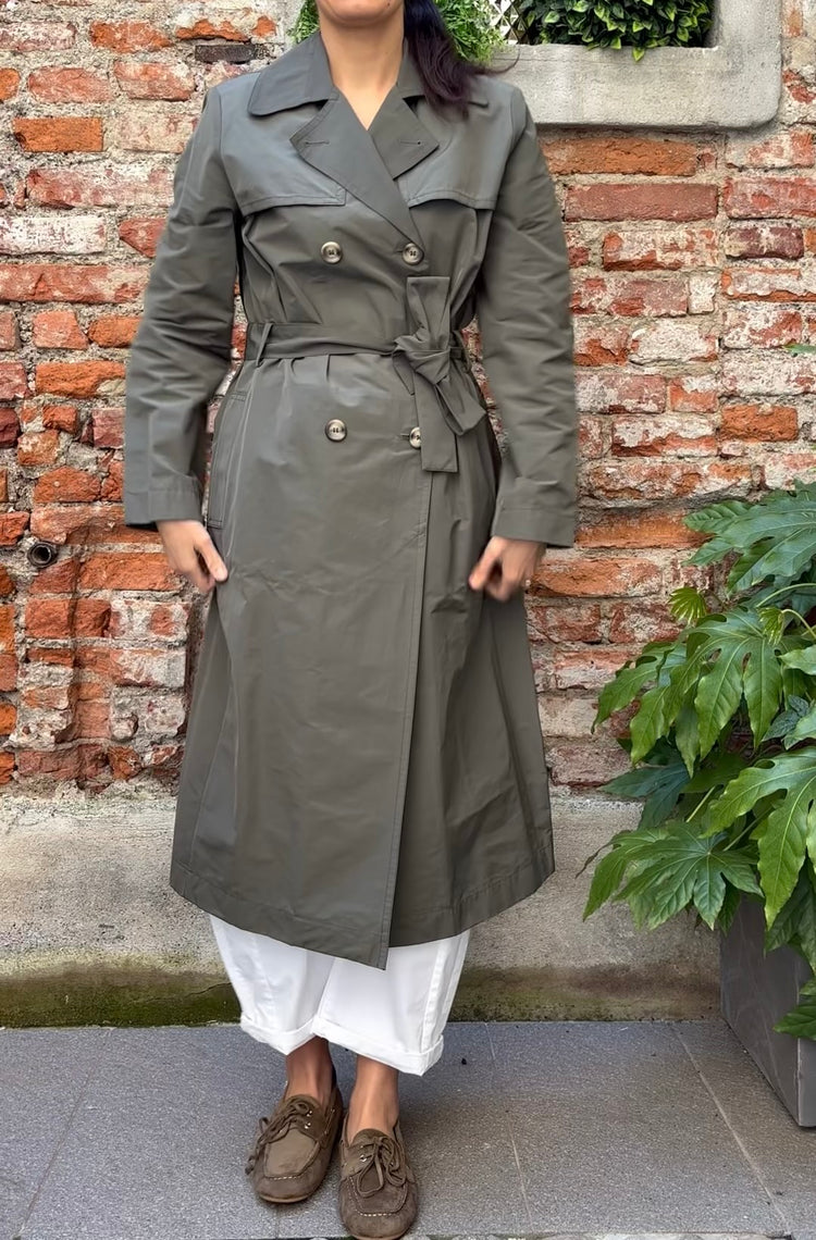 DANIEL & MAYER - TRENCH LUNGO - VERDE MILITARE