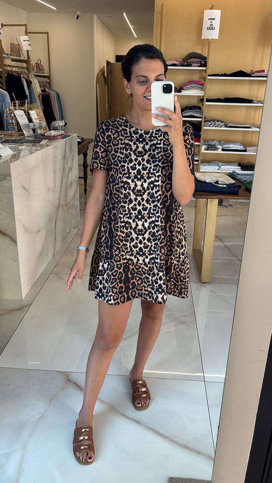 ODI ET AMO - VESTITO CHIFFON MACULATO