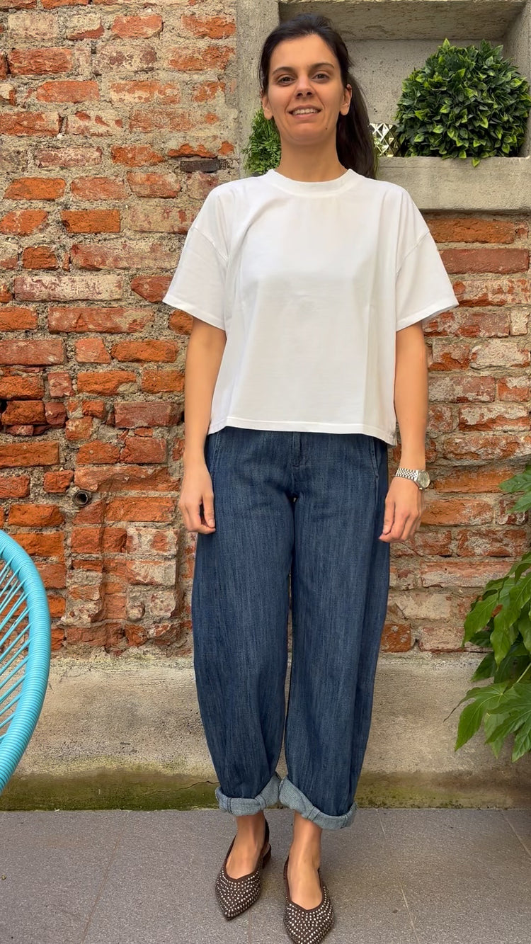 SUSY MIX - T SHIRT SCATOLETTA - BIANCA