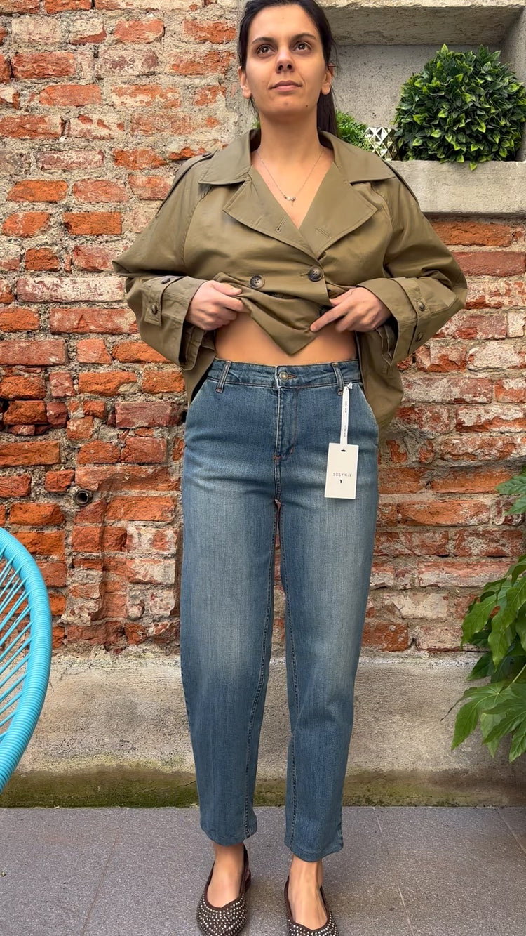 SUSY MIX - JEANS CHINOS MARE - BLU