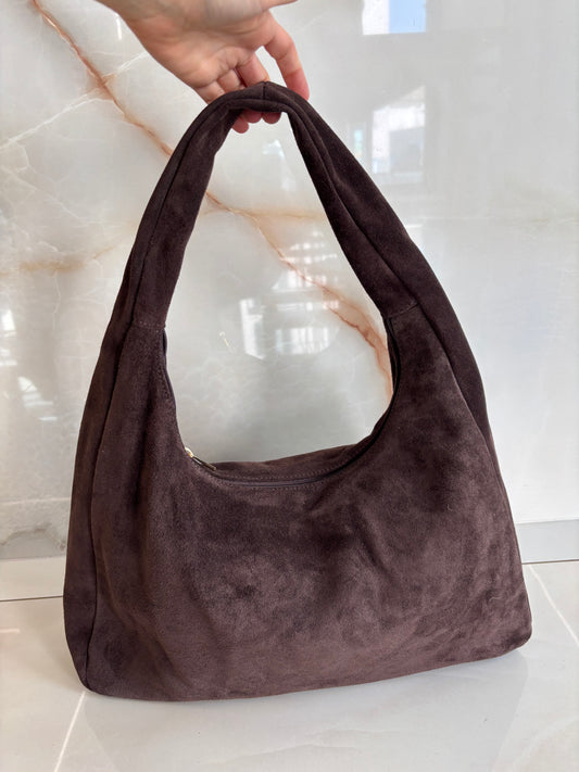 SHOPPER CAMOSCIO - TESTA DI MORO