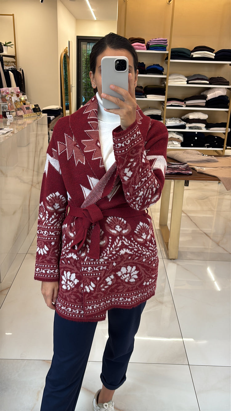 SUSY MIX - MITAWA / CARDIGAN - BORDEAUX