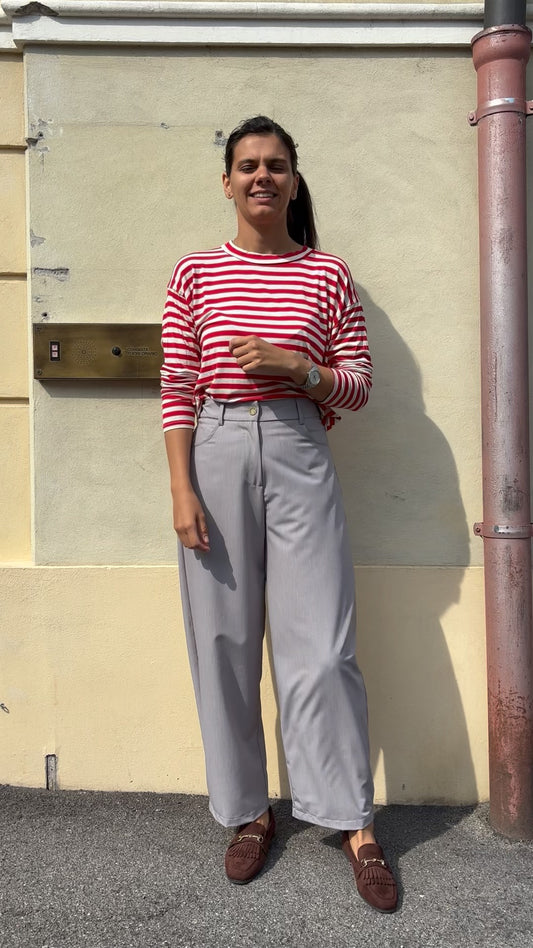 TENSIONE IN - PANTALONE BALI - GRIGIO