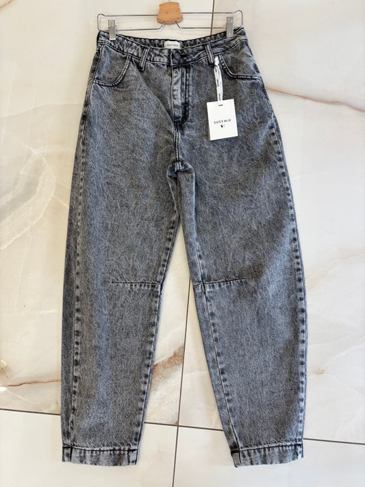 SUSY MIX - JEANS BAGGHY - GRIGIO