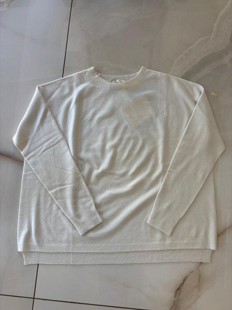 ANGELA DAVIS - MAGLIONCINO GIROCOLLO - GIULIA RI9PA12 - PANNA